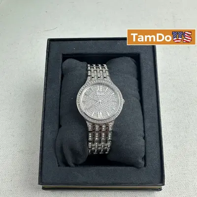Bulova $525 Phantom Women's 32mm Crystal White Dial Watch 96L243 at Watches, Parts & Accessories in excellent condition