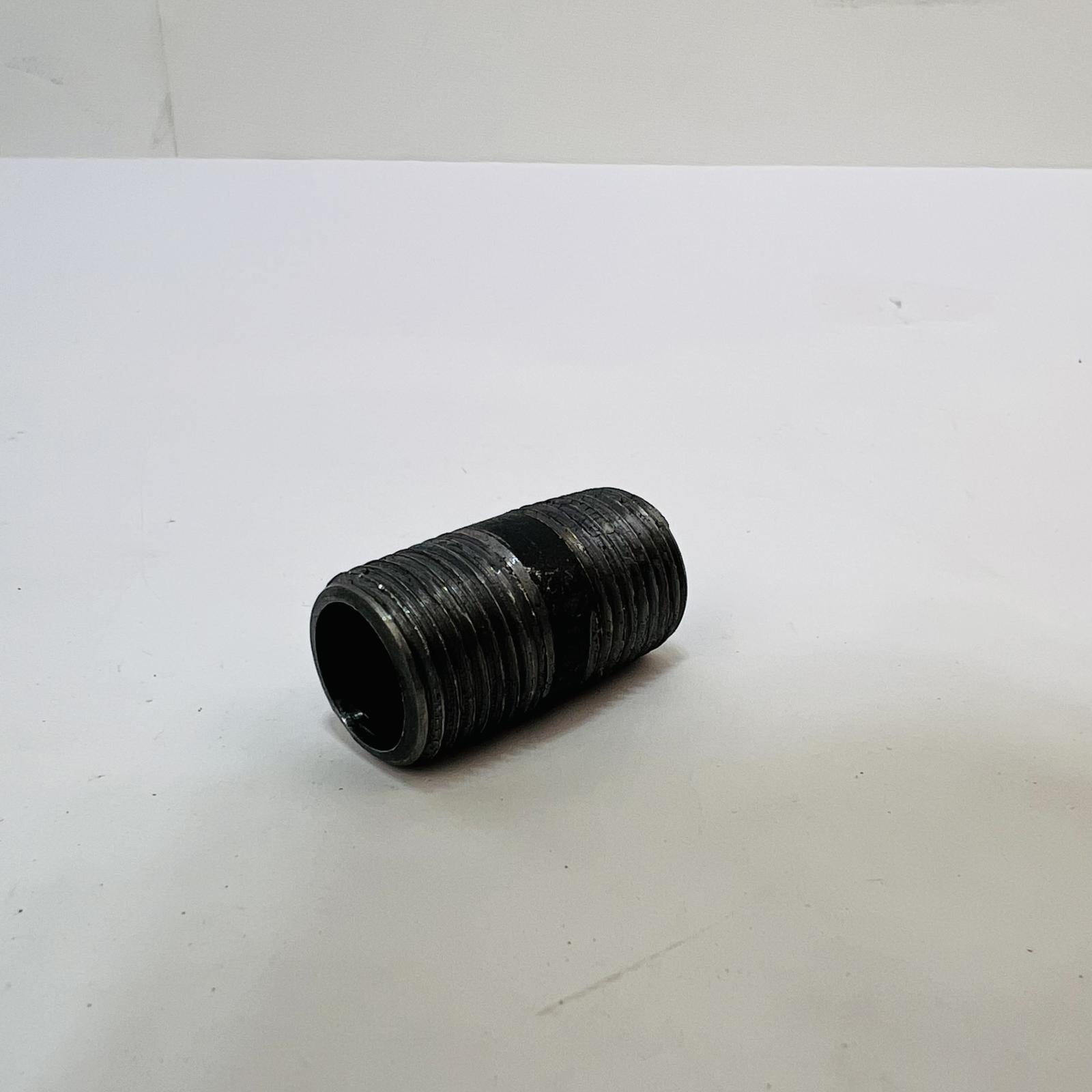 Lot of 5 Black Pipe Nipple 1/2" x 1-1/2" NPT Threaded Steel Plumbing Fitting - Photo 2