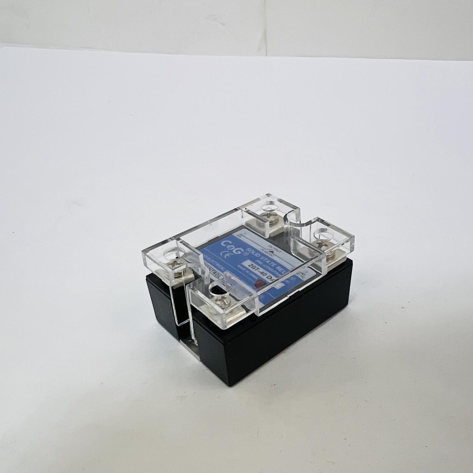 CoG ELE ZGT-40DA Solid State Relay 40A 24-480VAC Input 3-32VDC SSR - Photo 5