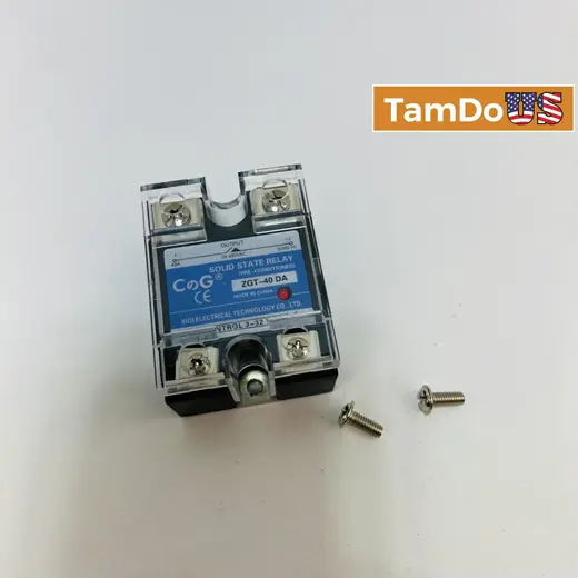 CoG ELE ZGT-40DA Solid State Relay 40A 24-480VAC Input 3-32VDC SSR at TamDoUS Taylorsville