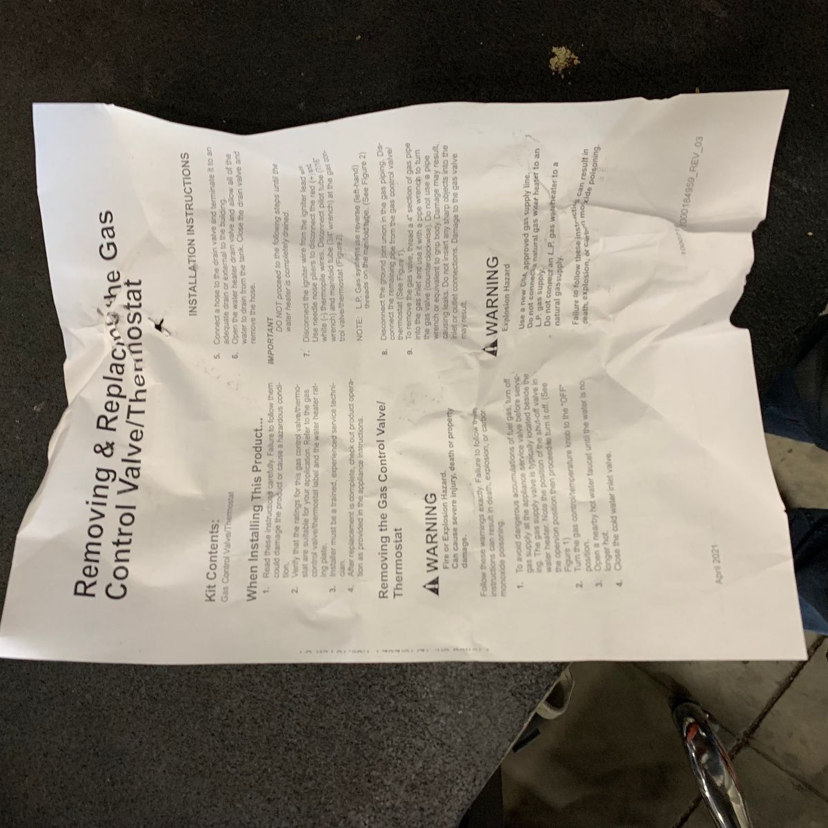 Resideo WW8840B1158 Gas Control Valve NAT GAS 10" W.C. Outlet 1/2 PSI Heater - Photo 8