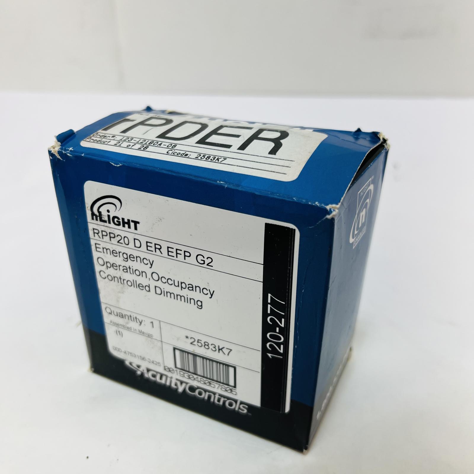 nLIGHT RPP20D ER EFP G2 Emergency Dimming Module 120-277V - Photo 2