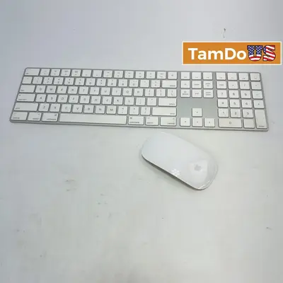 Apple Magic Keyboard & Magic Mouse at Keyboards, Mice & Pointers in excellent condition
