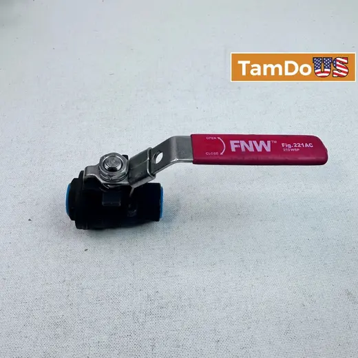 FNW Fig. 221AC 1/2" Carbon Steel Ball Valve Threaded at TamDoUS Taylorsville
