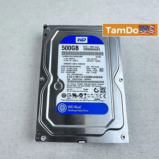 Western Digital WD5000AAKX 500GB SATA 3.5" HDD 16MB Cache 7200RPM Hard Drive at TamDoUS Taylorsville