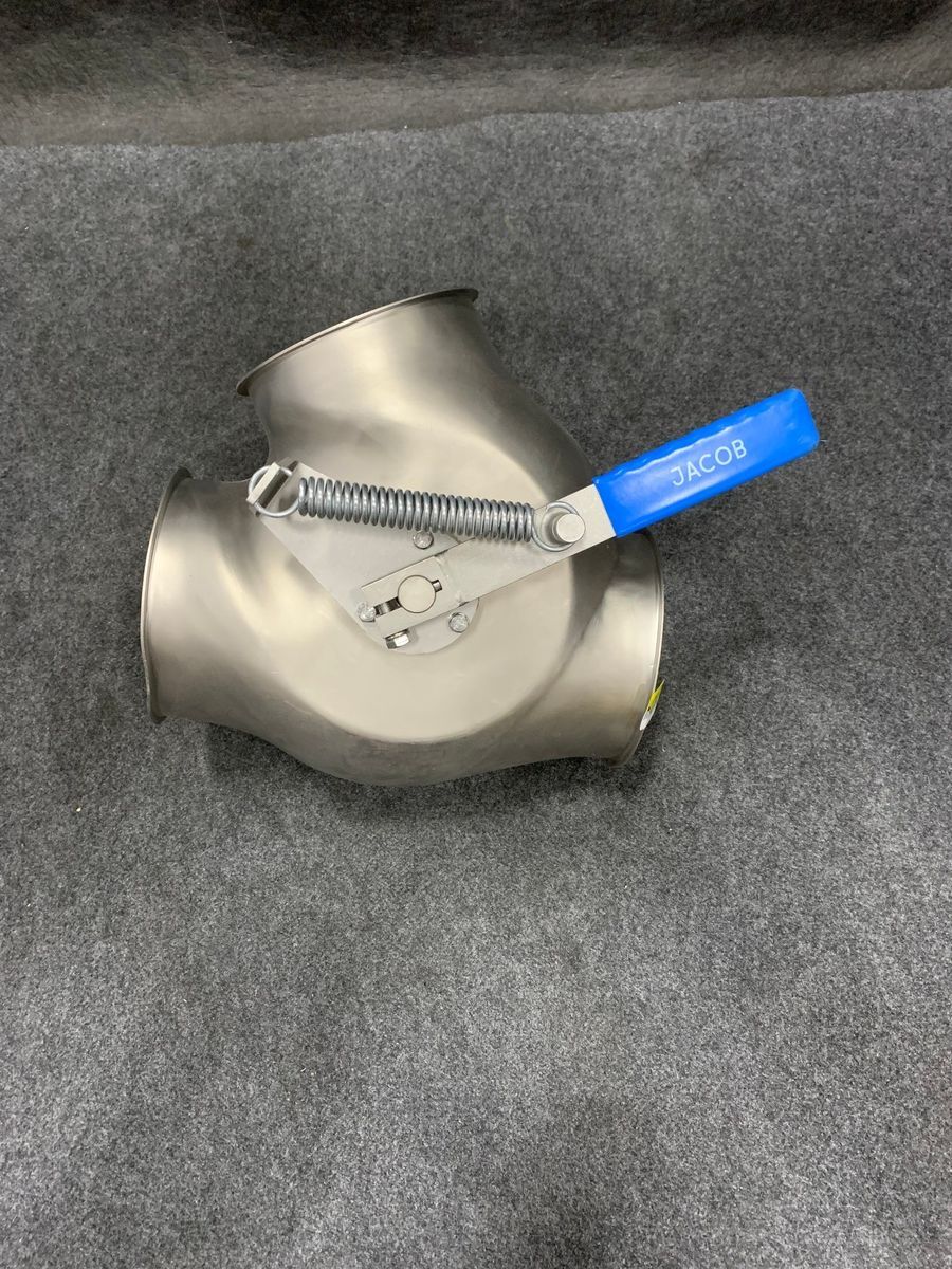 JACOB Two Way Valves with Inlet Collar - Hand Operated - Photo 2