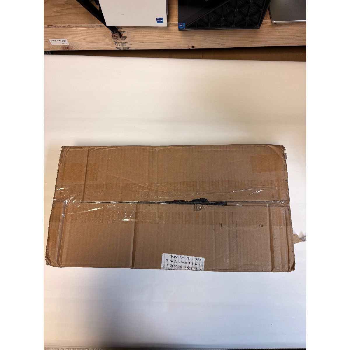 Black Trash Can Liners 10 Gallon 500 Bags Bulk - Photo 6