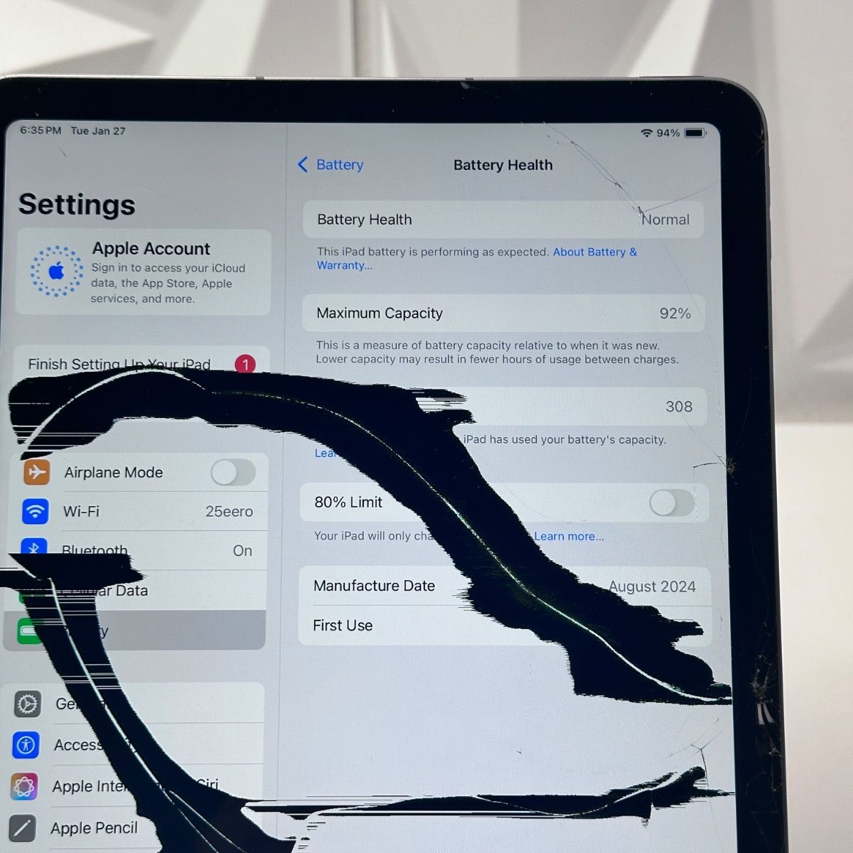 iPad Air 11 inch (M2) Wi-Fi + Cellular, 128GB, Space Gray - Photo 5