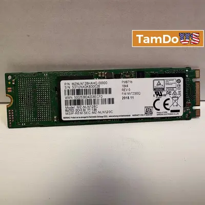 Samsung PM871b 128GB M.2 SATA SSD Internal Solid State Drive at Drives, Storage & Blank Media in excellent condition