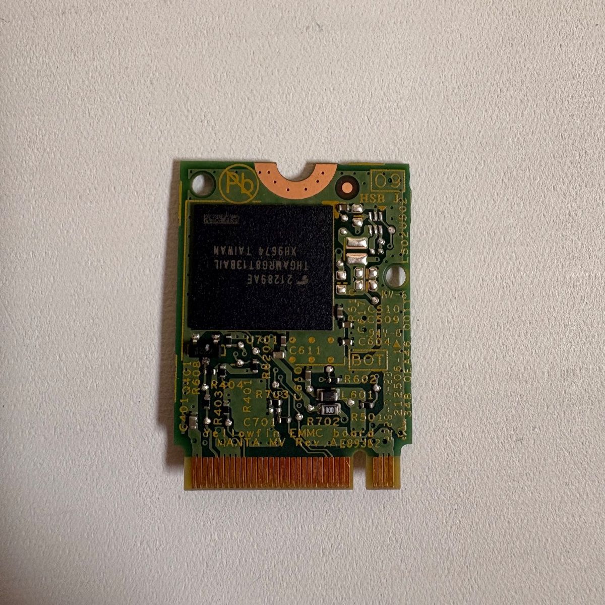 HP eMMC Flash Storage Board Module Laptop Replacement Solid State Memory - Photo 3