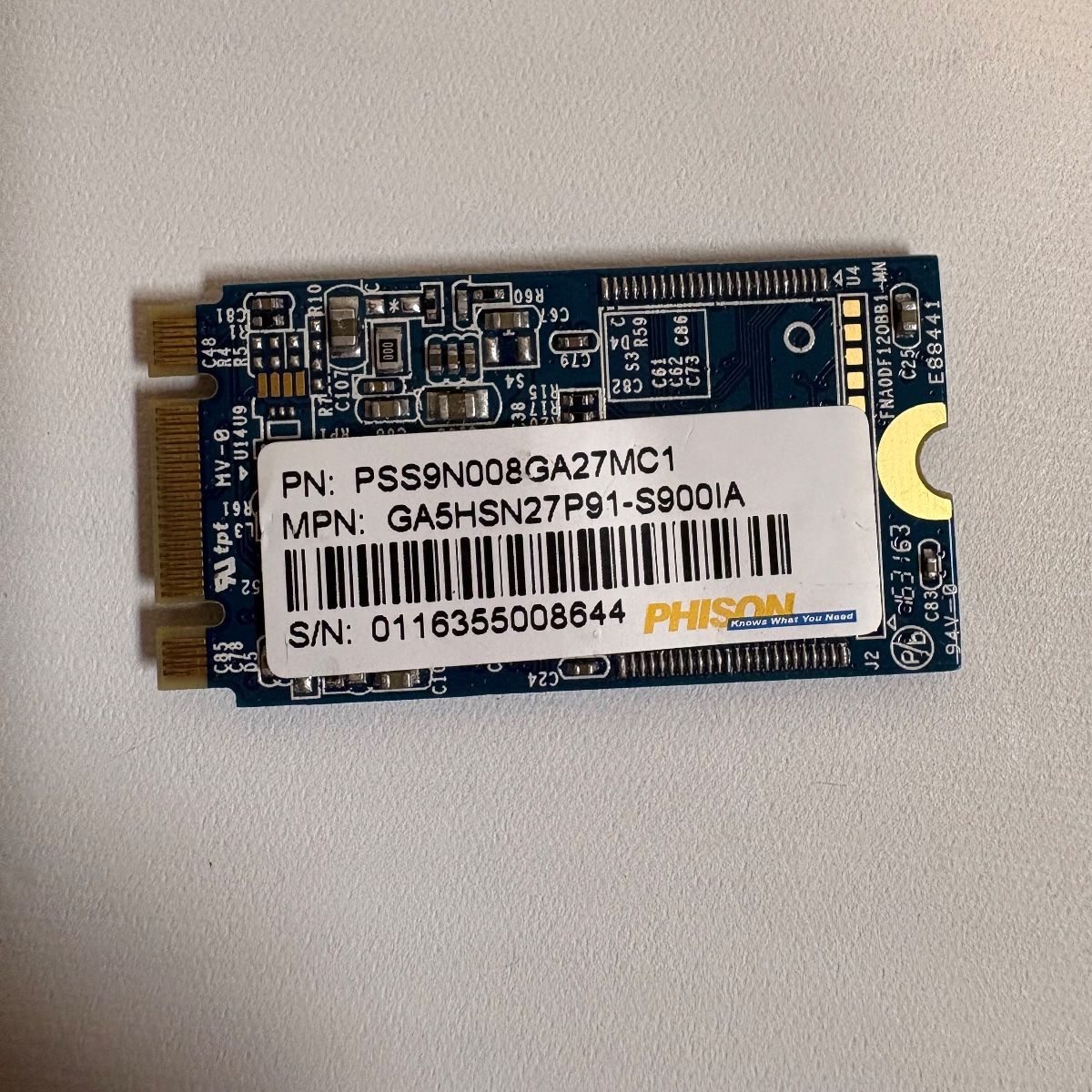 Phison 8GB mSATA SSD Solid State Drive for Laptop Embedded System - Photo 3