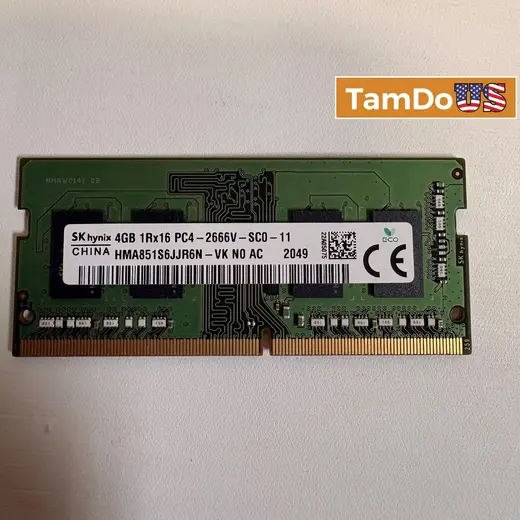 SK hynix 4GB DDR4 2666MHz Laptop RAM PC4-2666V SO-DIMM at TamDoUS Taylorsville