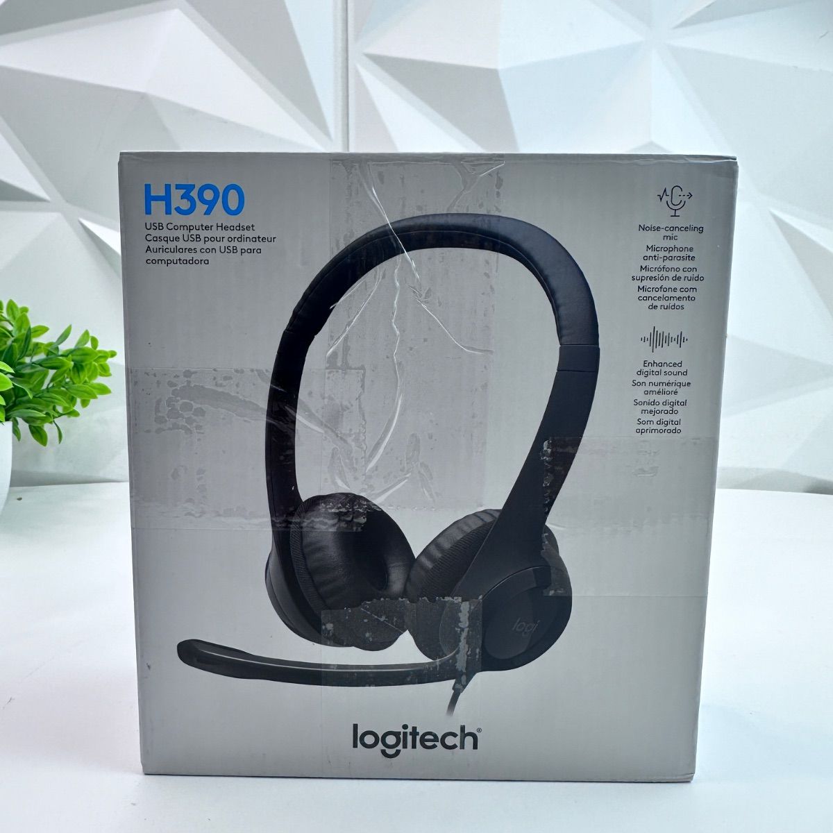Logitech H390 USB Computer Headset, Noise Cancelling Mic - Photo 2