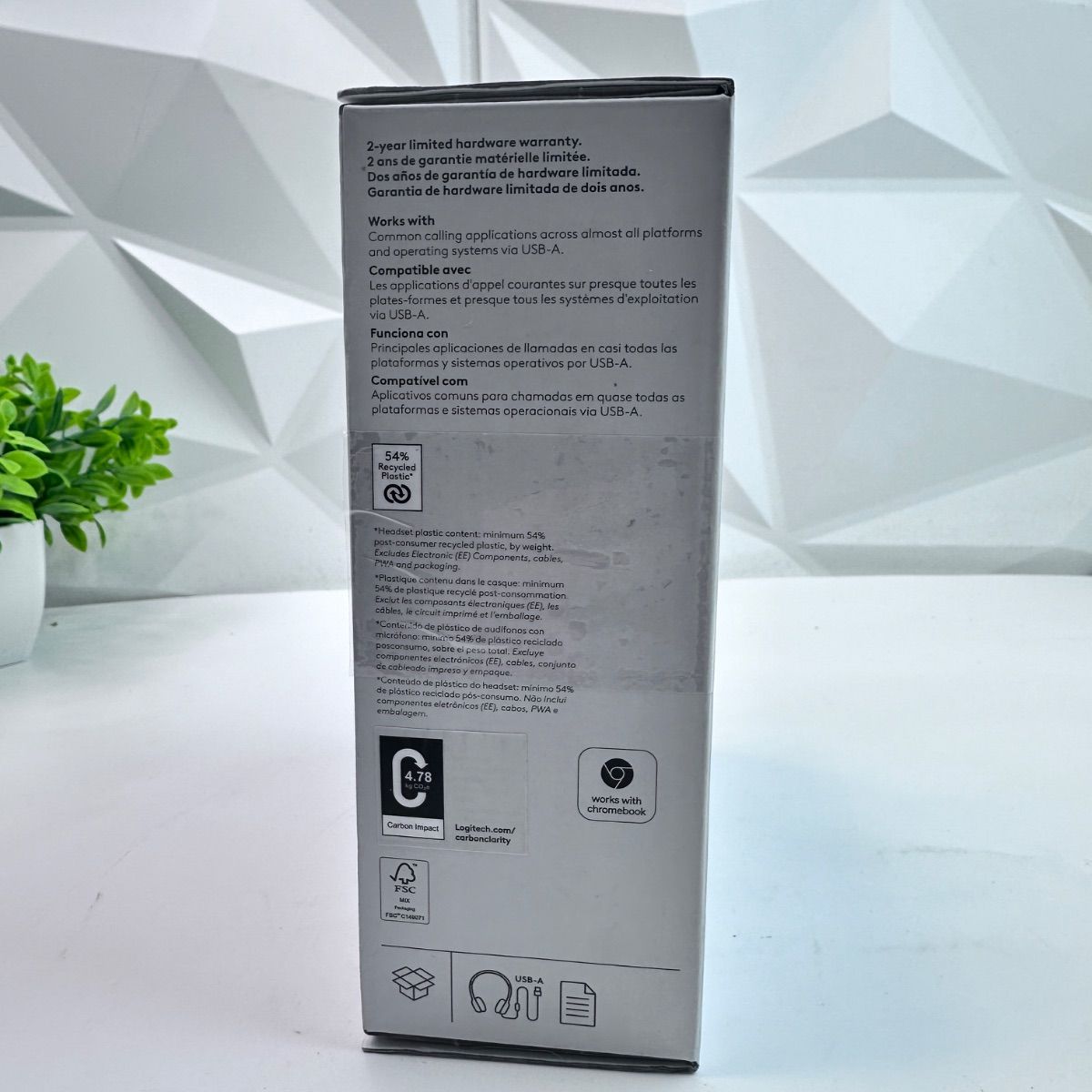 Logitech H390 USB Computer Headset, Noise Cancelling Mic - Photo 9