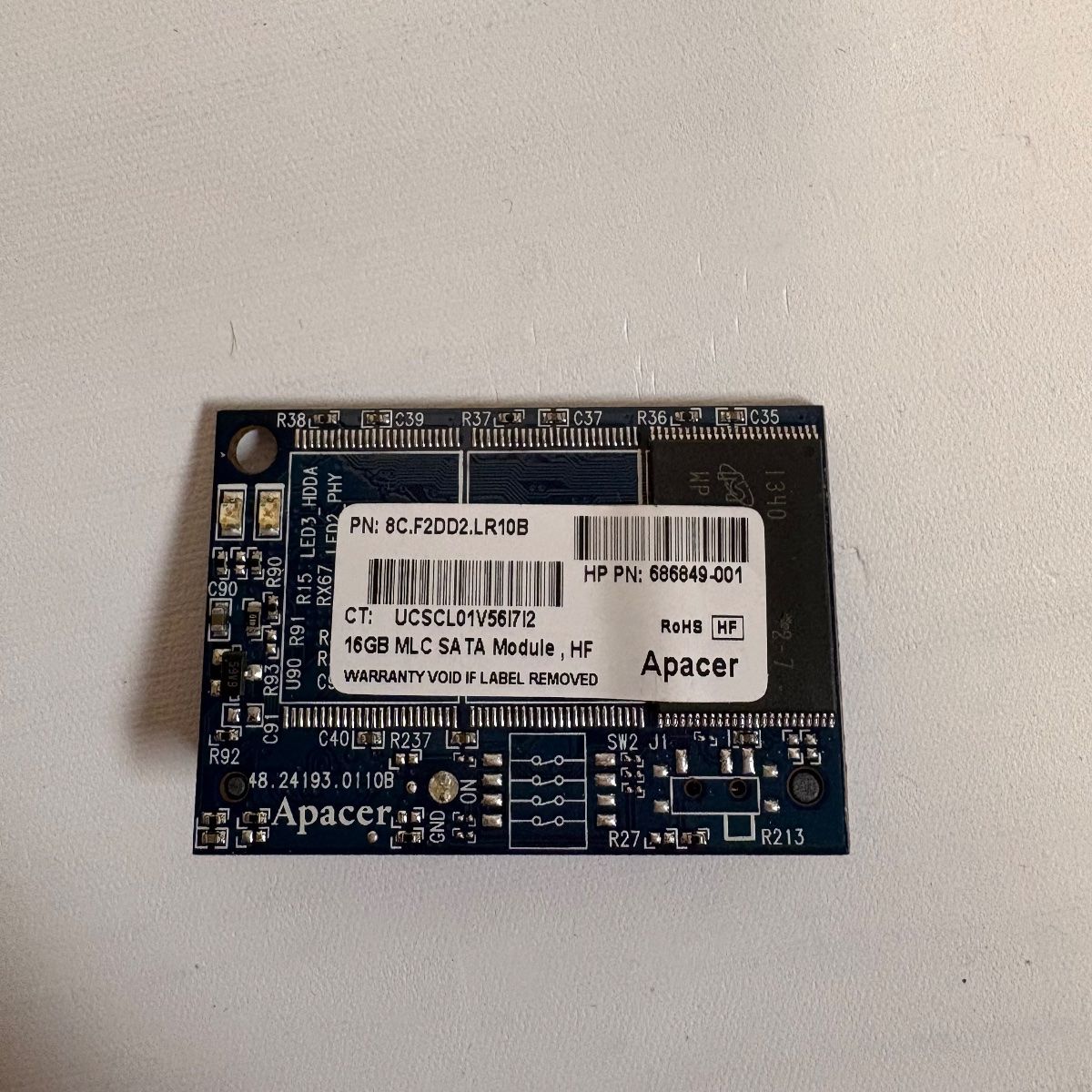 Apacer 16GB mSATA SATA SSD Internal Solid State Drive - Photo 2