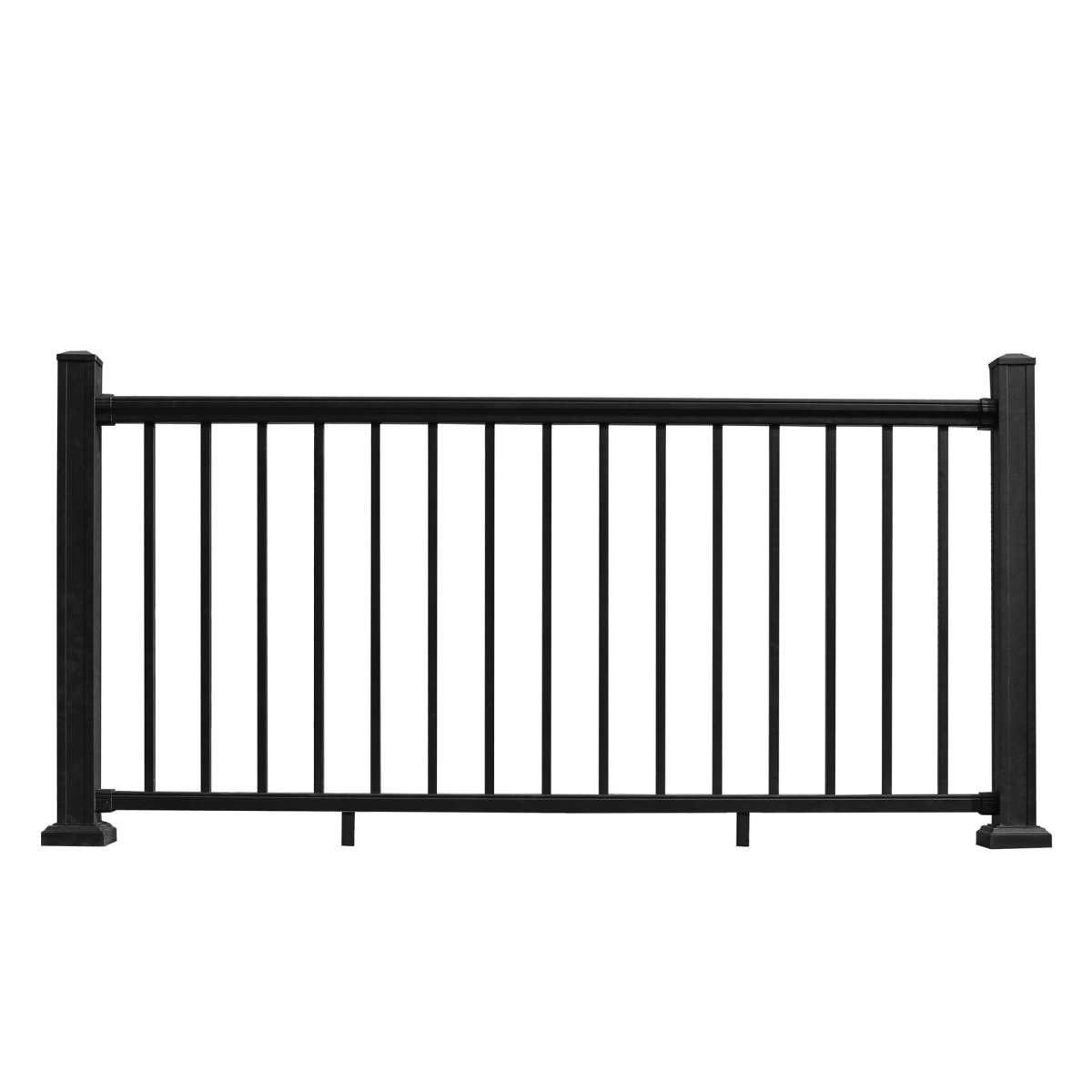 NewTechWood AL-POST-36-BLK 3” Aluminum Railing Post Kit Black - Photo 4