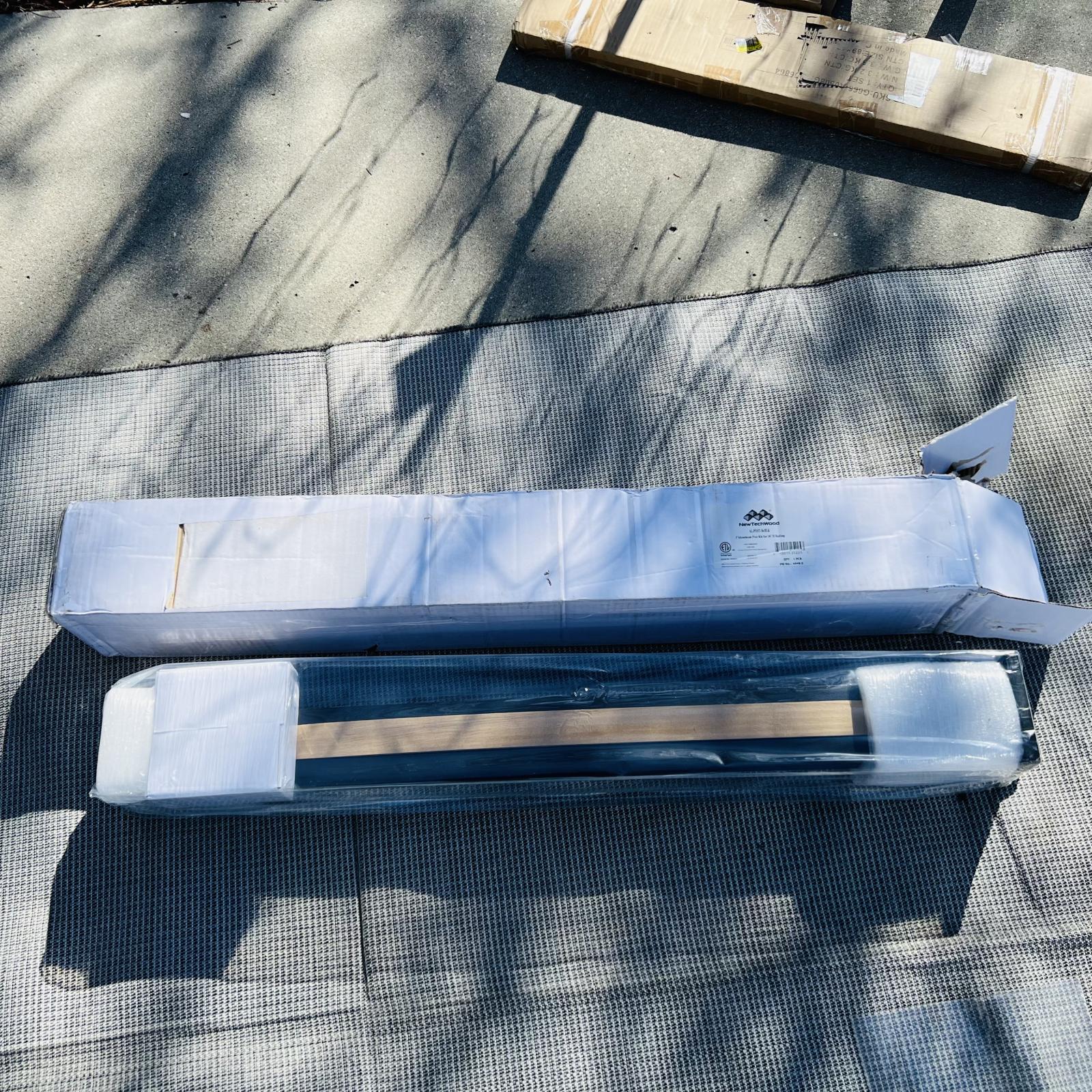 NewTechWood AL-POST-36-BLK 3” Aluminum Railing Post Kit Black - Photo 2