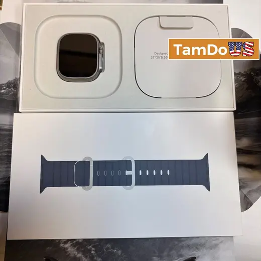 Apple Watch Ultra 3 (GPS + LTE) 49MM Natural Titanium Case AB Ocean Band at TamDoUS Taylorsville