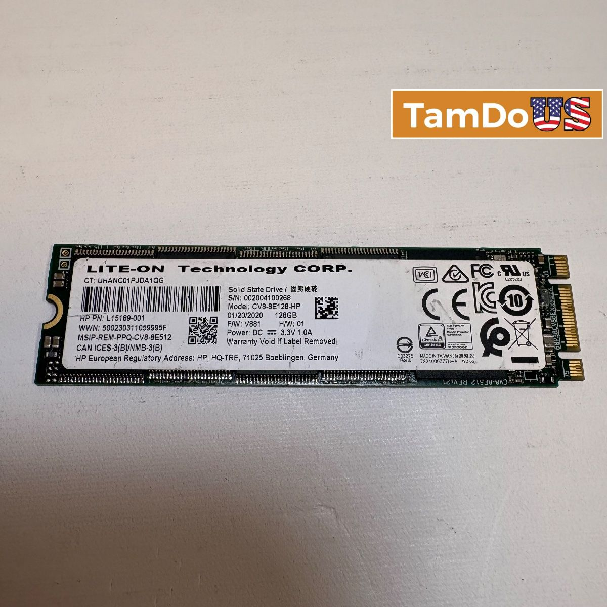 Lite-On 128GB M.2 SATA SSD 2280 Internal Solid State Drive - Photo 1