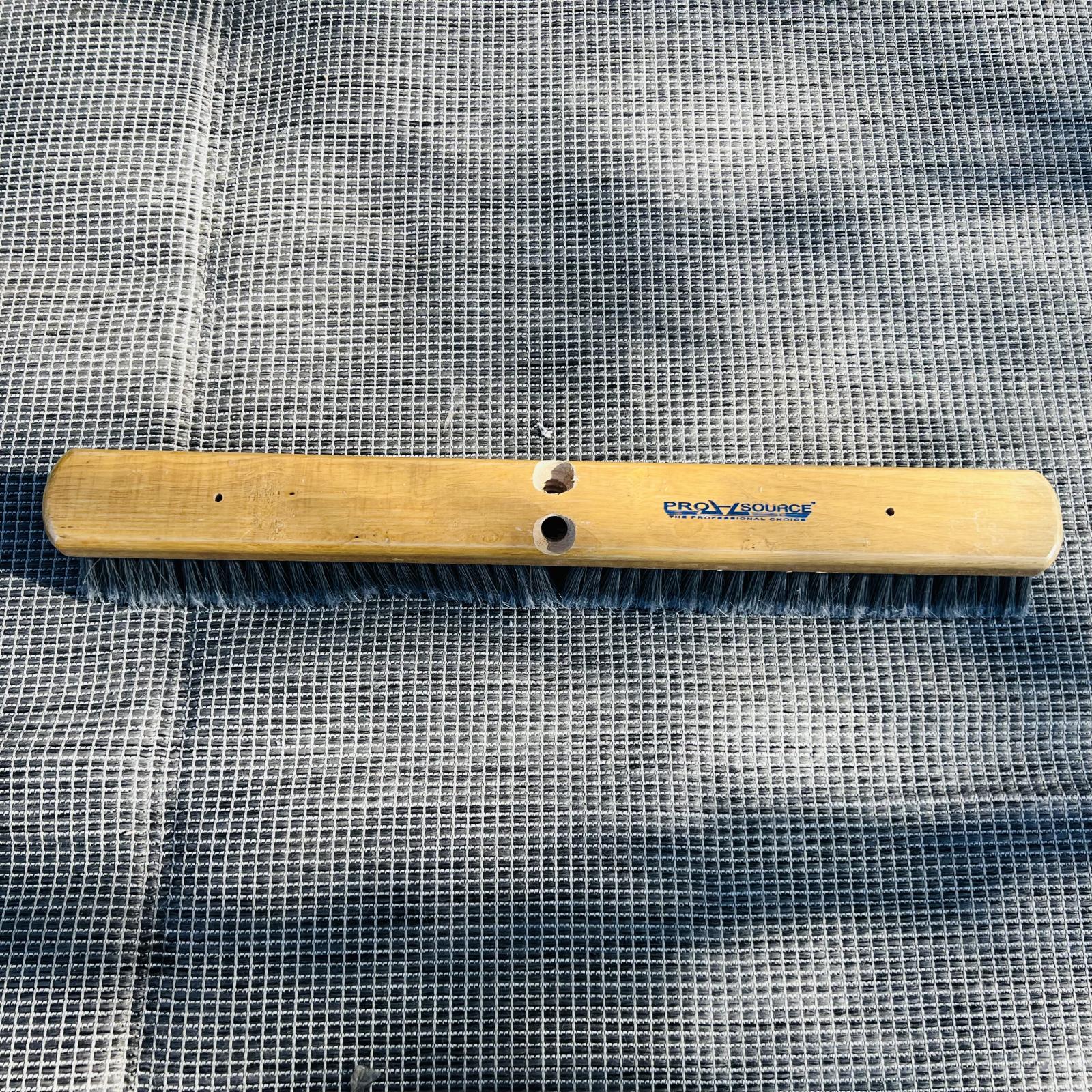 ProSource 24" Grey Flagged Push Broom Heavy-Duty Commercial Floor Sweeper - Photo 6