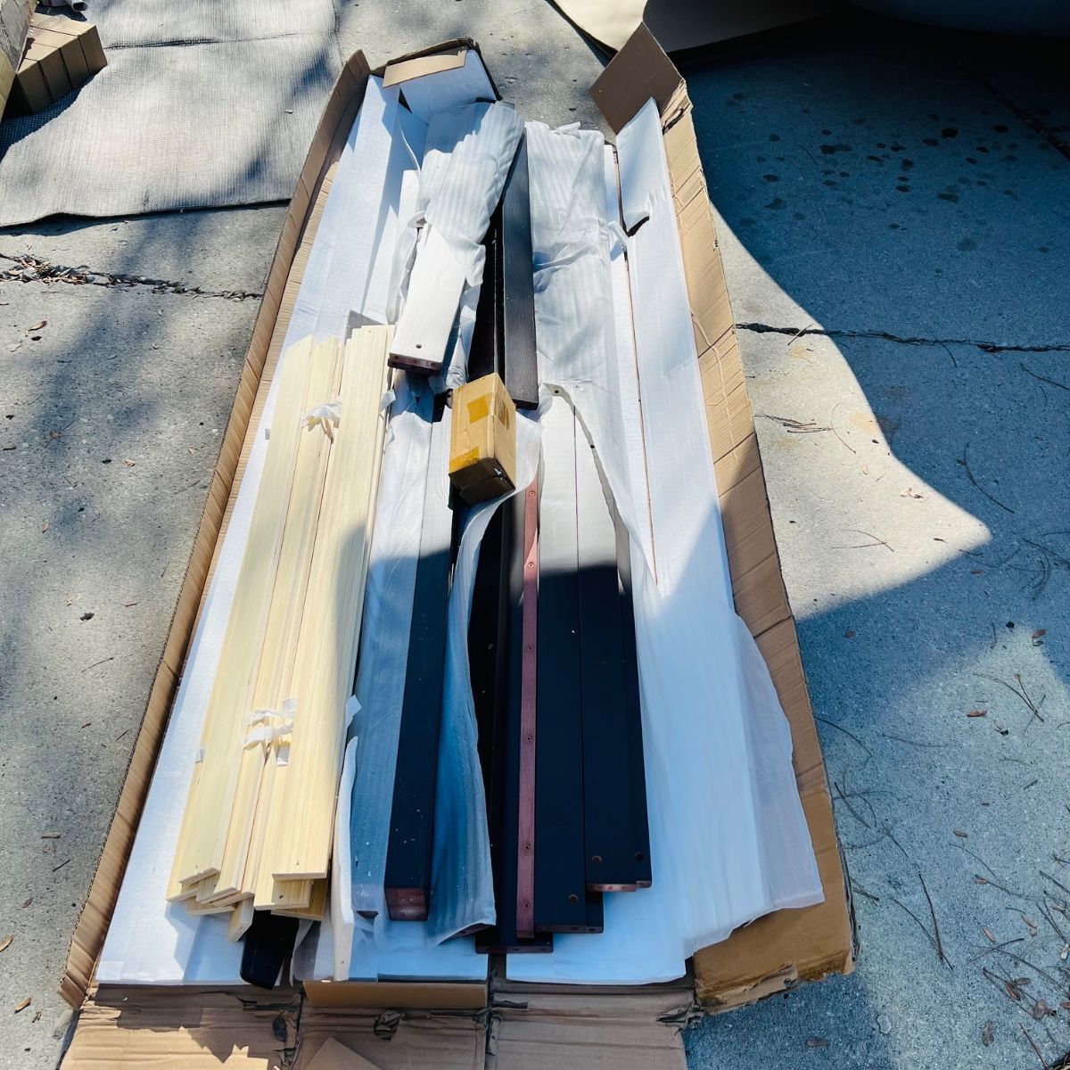 VINGLI Twin Loft Bed Solid Pine Wood White Finish, Ladder 350lb Capacity - Photo 4