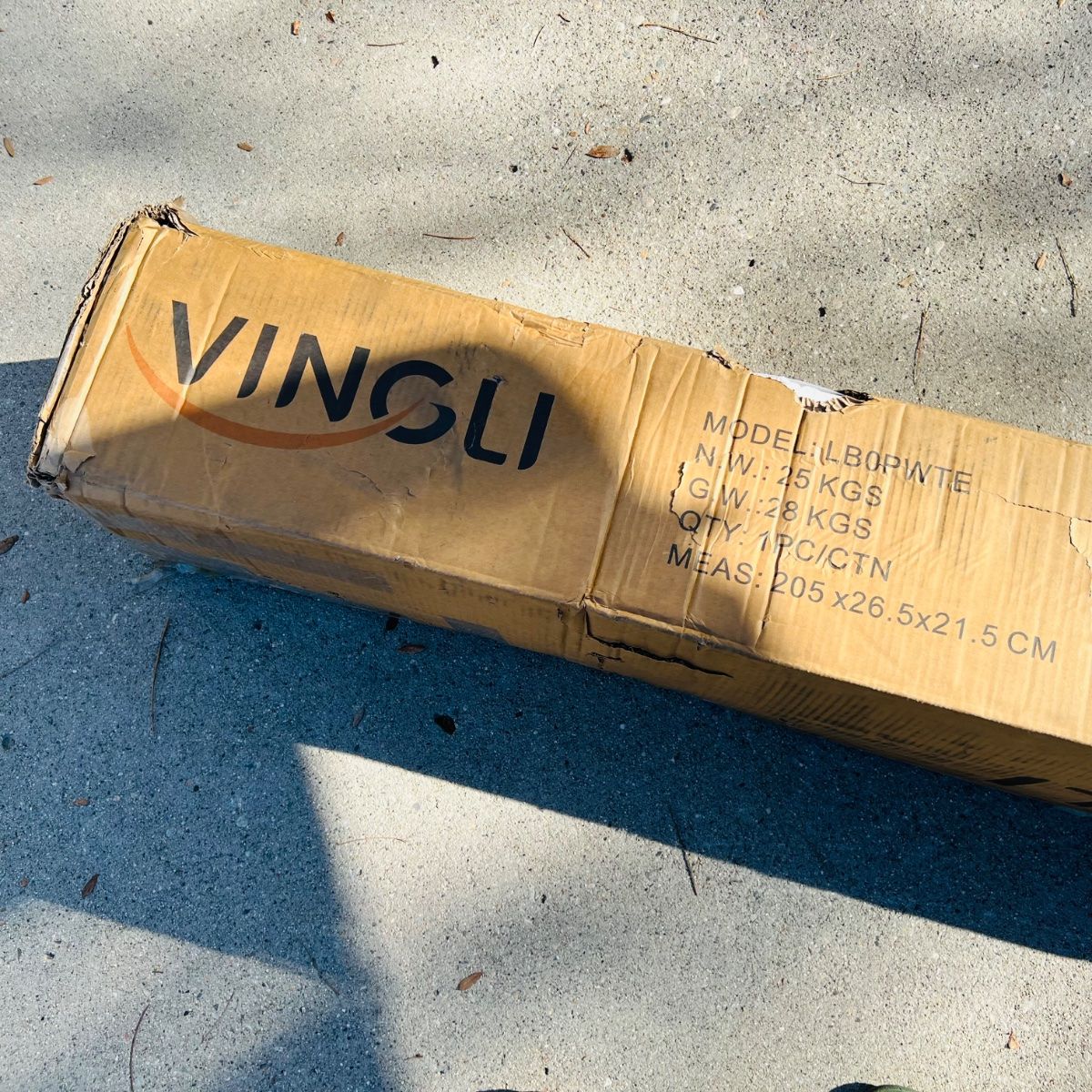 VINGLI Twin Loft Bed Solid Pine Wood White Finish, Ladder 350lb Capacity - Photo 6