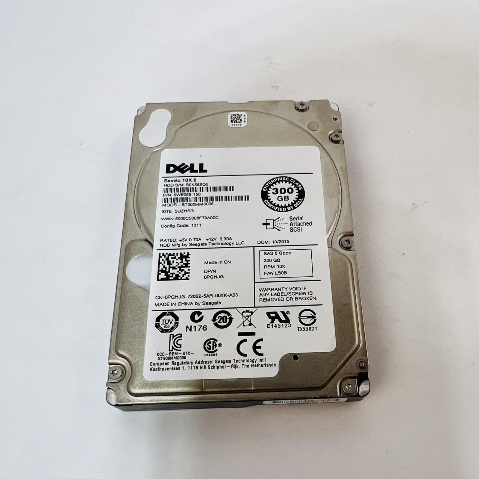 Dell 300GB 2.5" SAS HDD 10K RPM Internal Hard Drive - Photo 2