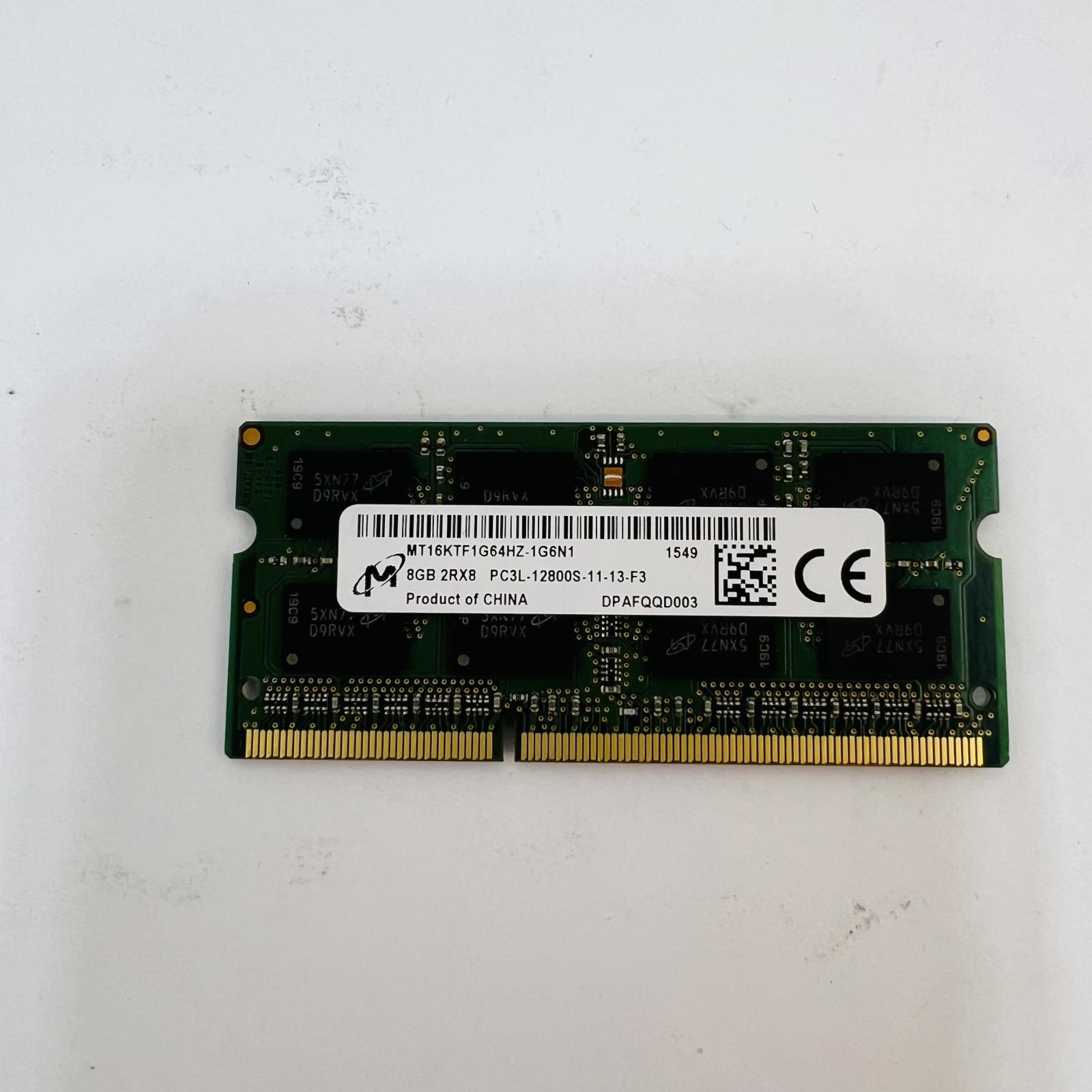 Micron 8GB DDR3L SO-DIMM PC3L-12800S RAM - Photo 2