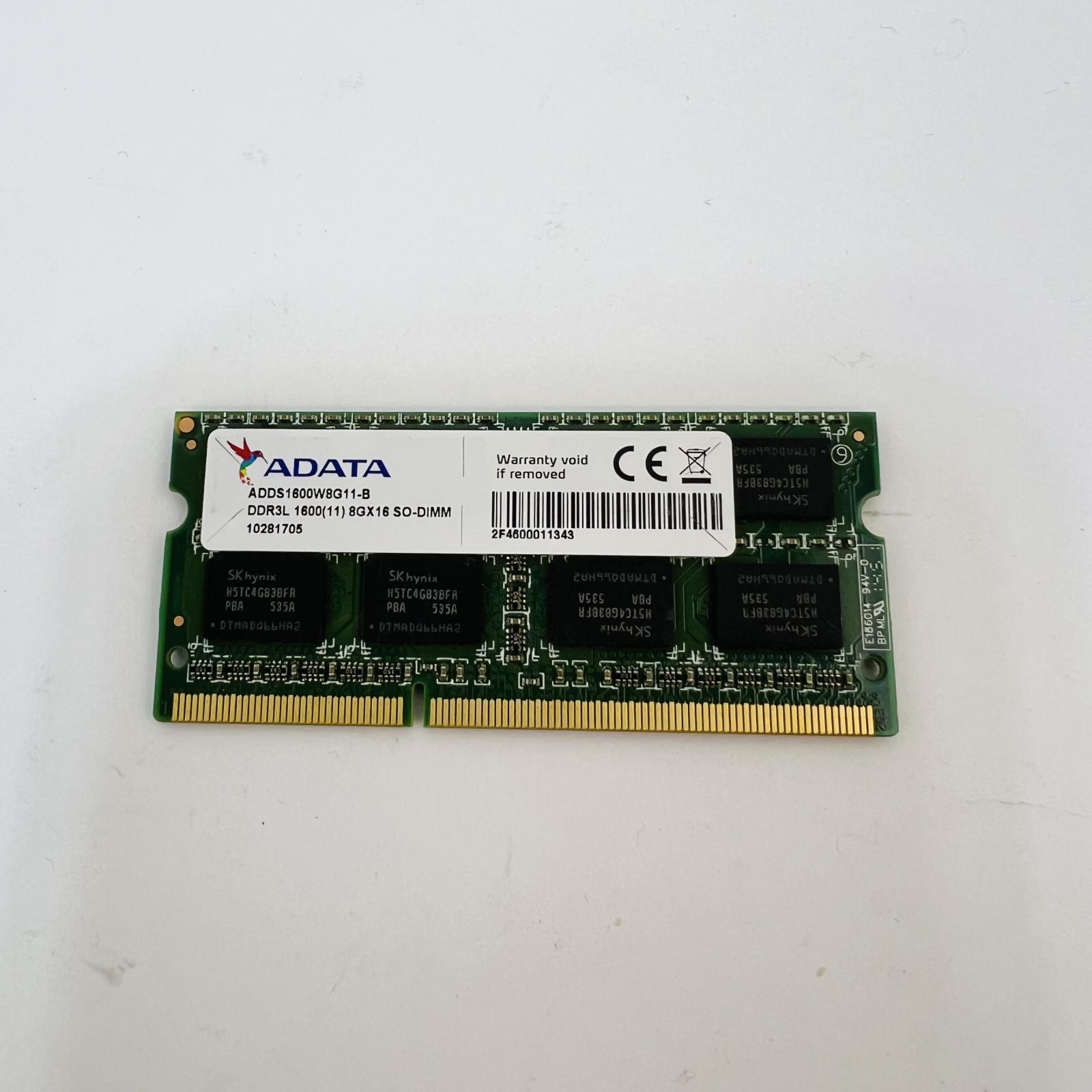 ADATA 8GB DDR3L SO-DIMM 1600MHz PC3L-12800 RAM - Photo 2
