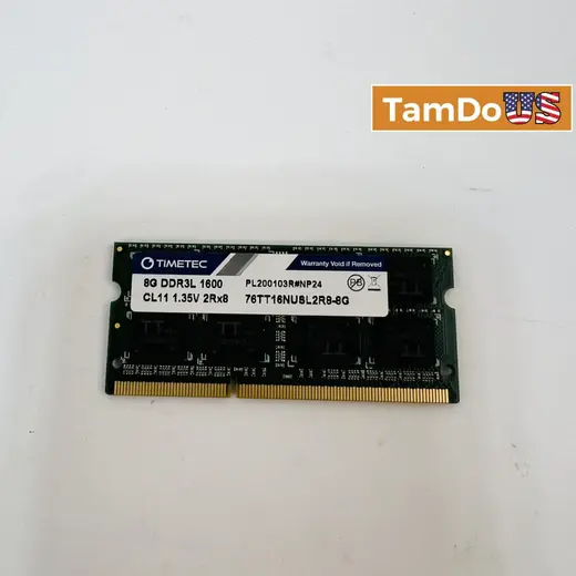 Timetec 8GB DDR3L SO-DIMM 1600MHz PC3L-12800 RAM at TamDoUS Taylorsville