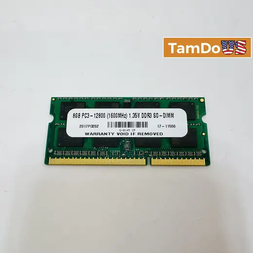 Generic 8GB DDR3L 1600MHz PC3-12800 SODIMM Laptop RAM at TamDoUS Taylorsville
