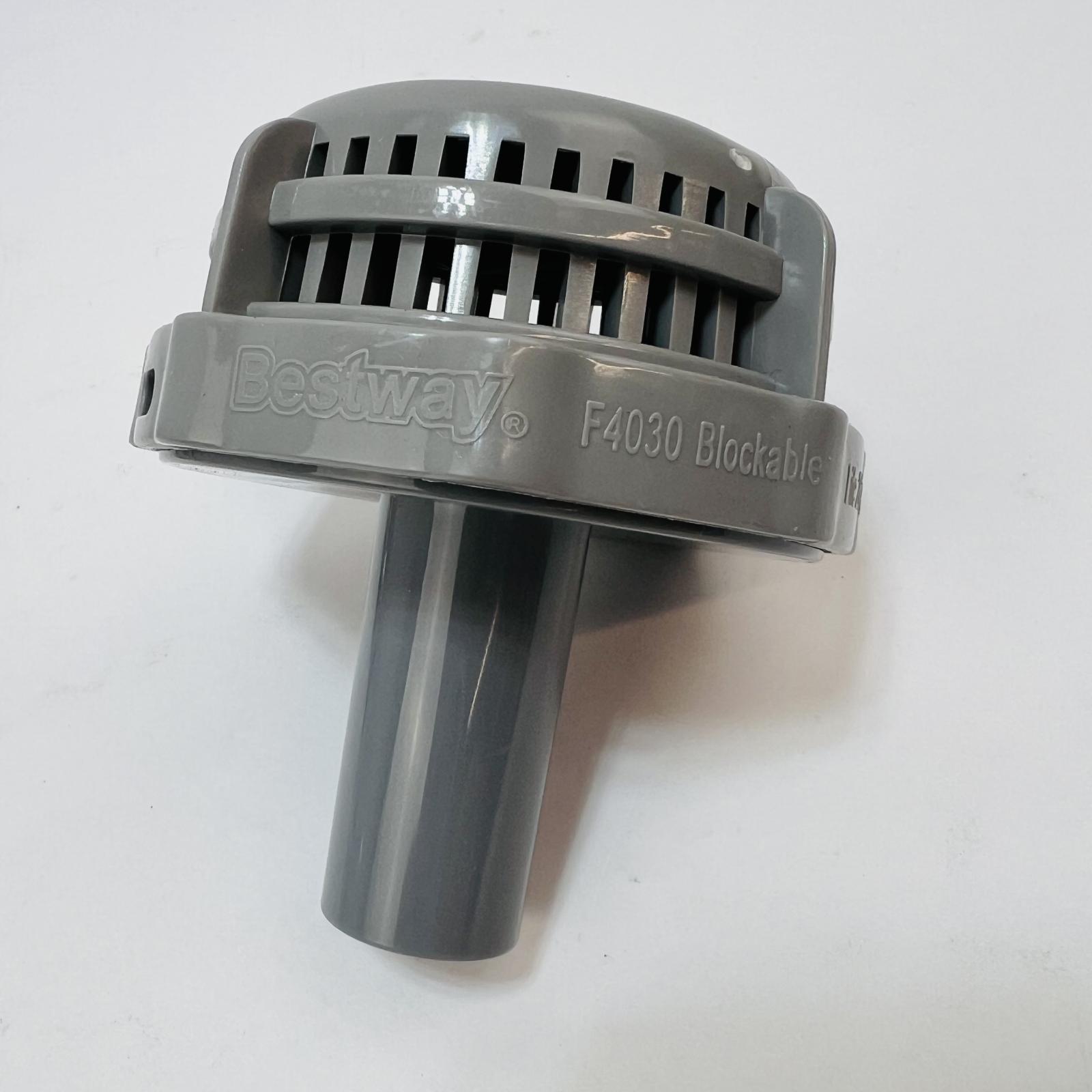 Bestway F4030 Pool Drain Valve Kit, Wall Blockable, 28 GPM - Photo 6