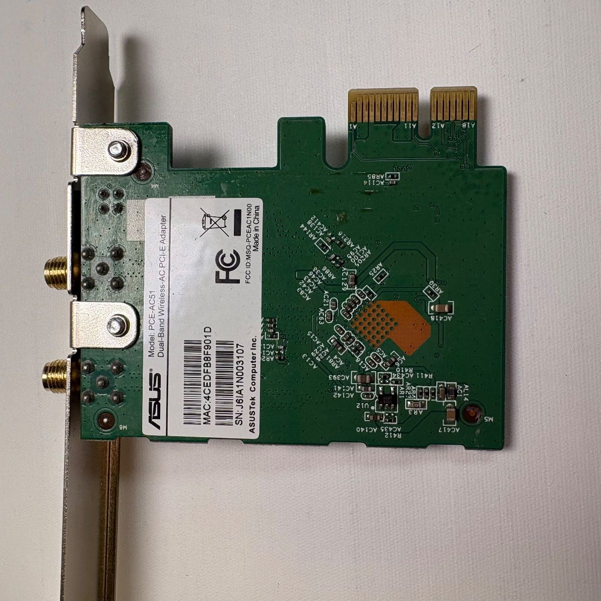 ASUS PCE-AC51 Dual-Band Wireless-AC PCIe Adapter - Photo 3