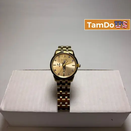 Bulova $429 Men's Watch C935467 Sutton Classic Champagne Dial Diamonds 40mm at TamDoUS Taylorsville