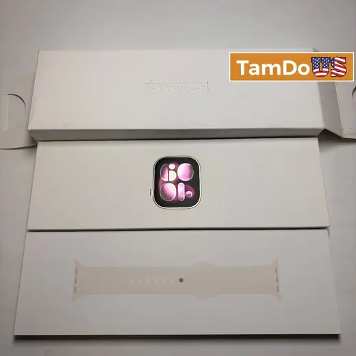 Apple Watch Series 11 (42mm, Cellular) Gold Aluminum Case Sport Band S/M at TamDoUS Taylorsville