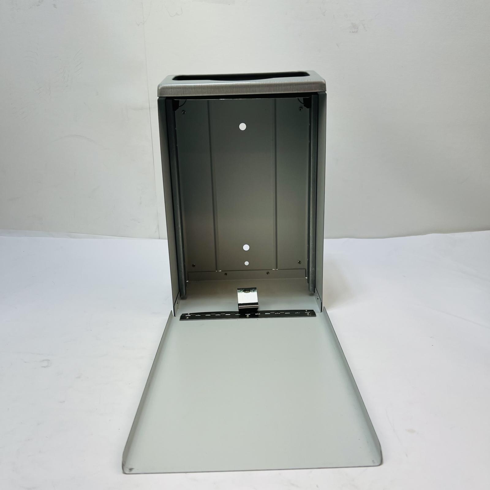 Stainless Steel Top Load Napkin Dispenser Wall Mount Counter Fold - Photo 4