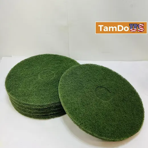 Virginia Abrasives 16" Green Scrub Floor Pads 5/Case at TamDoUS Taylorsville