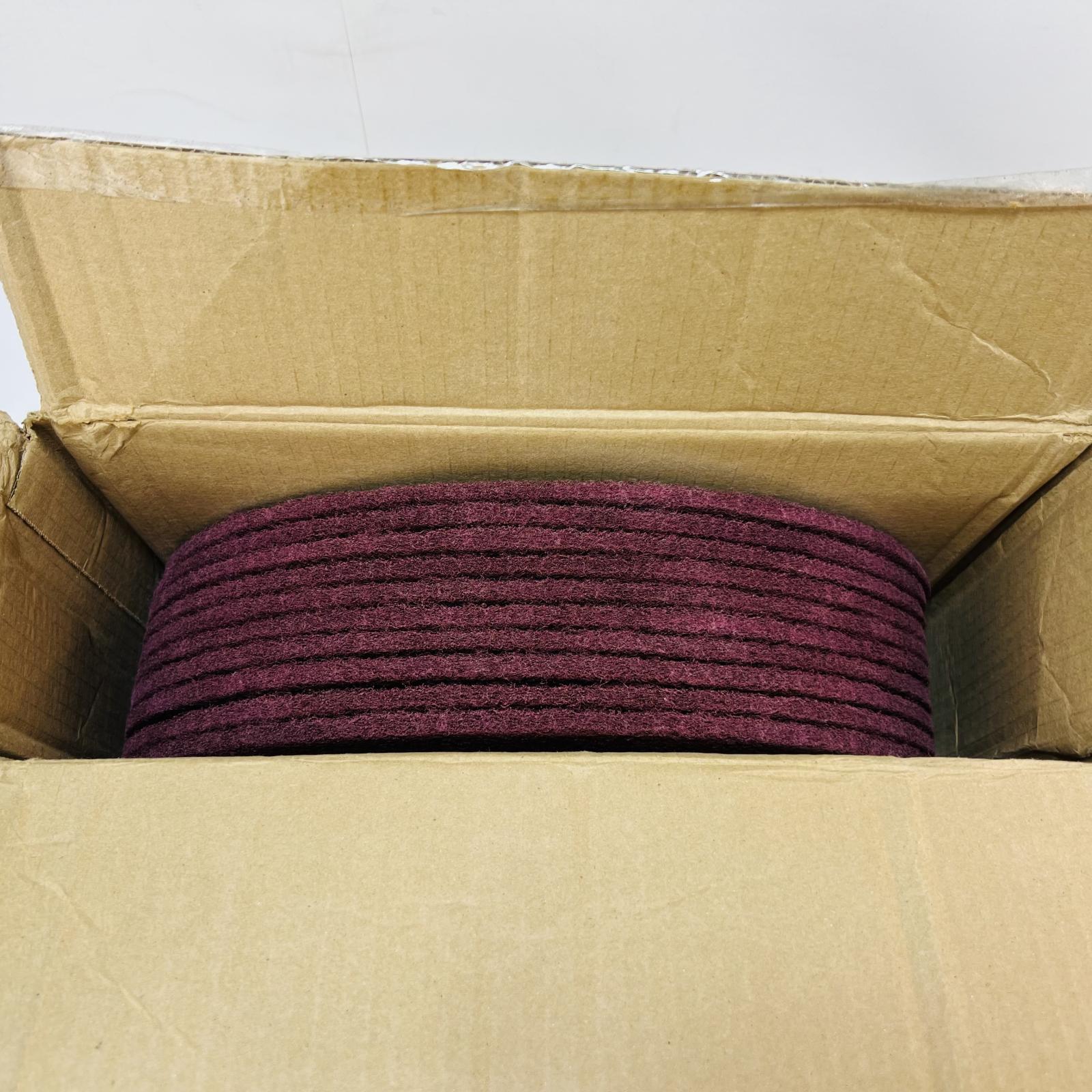 Virginia Abrasives 16" Maroon Floor Pads 10/Case - Photo 4