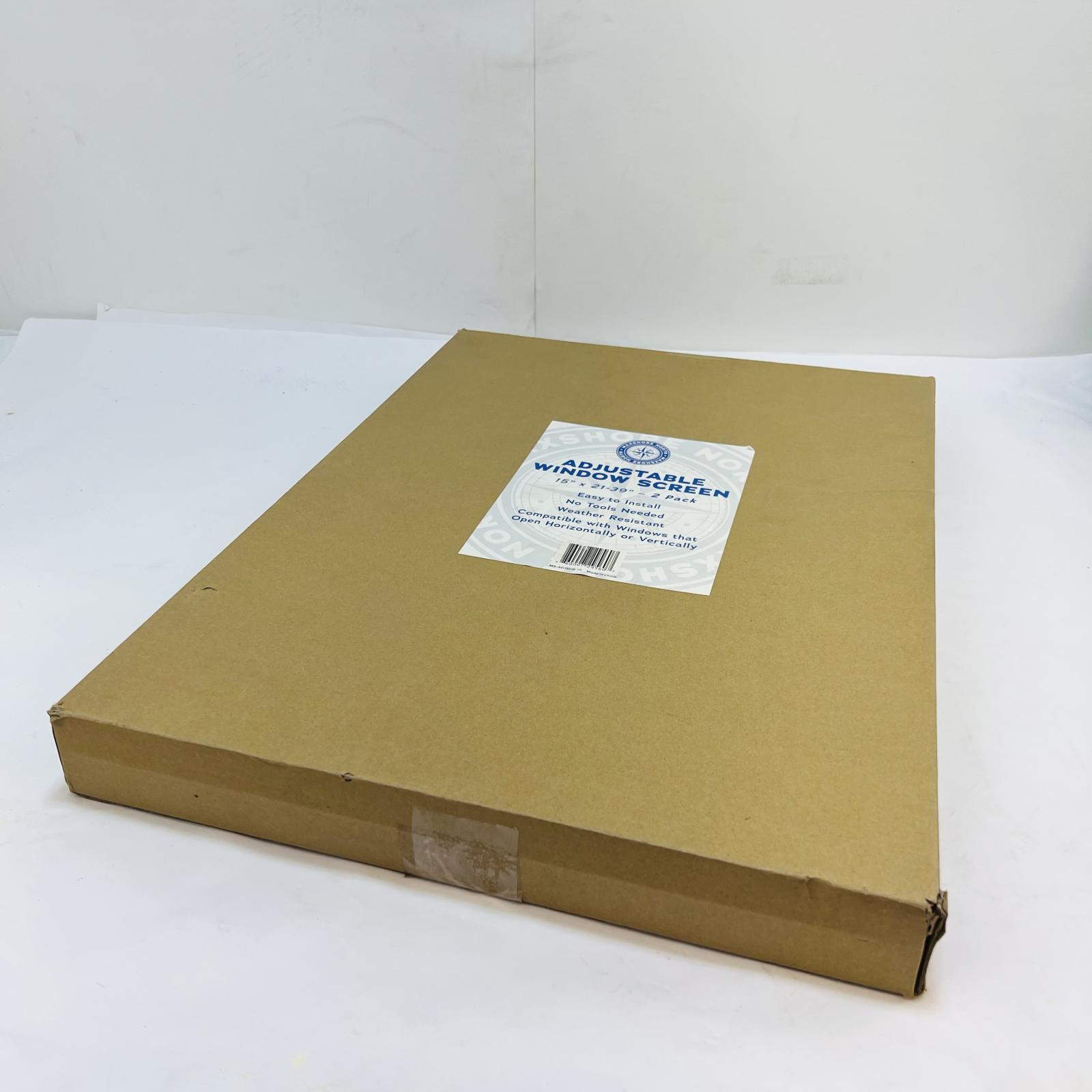 Maxshore North Adjustable Window Screen 15"x21-39" 2 Pack - Photo 4