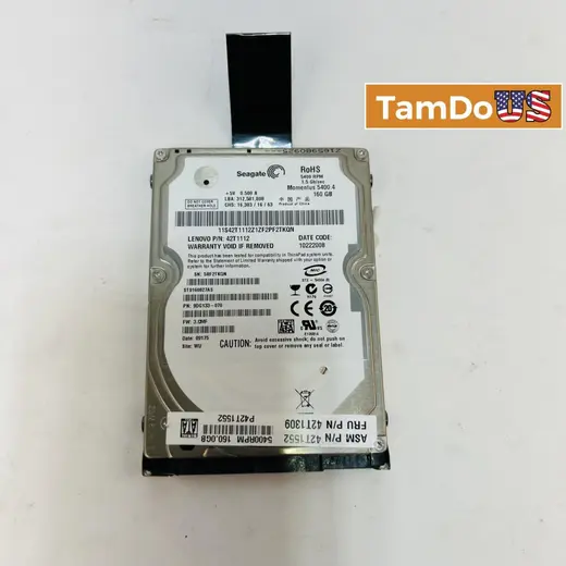 Seagate 160GB 2.5" SATA HDD ST9160827AS Internal Hard Drive at TamDoUS Taylorsville