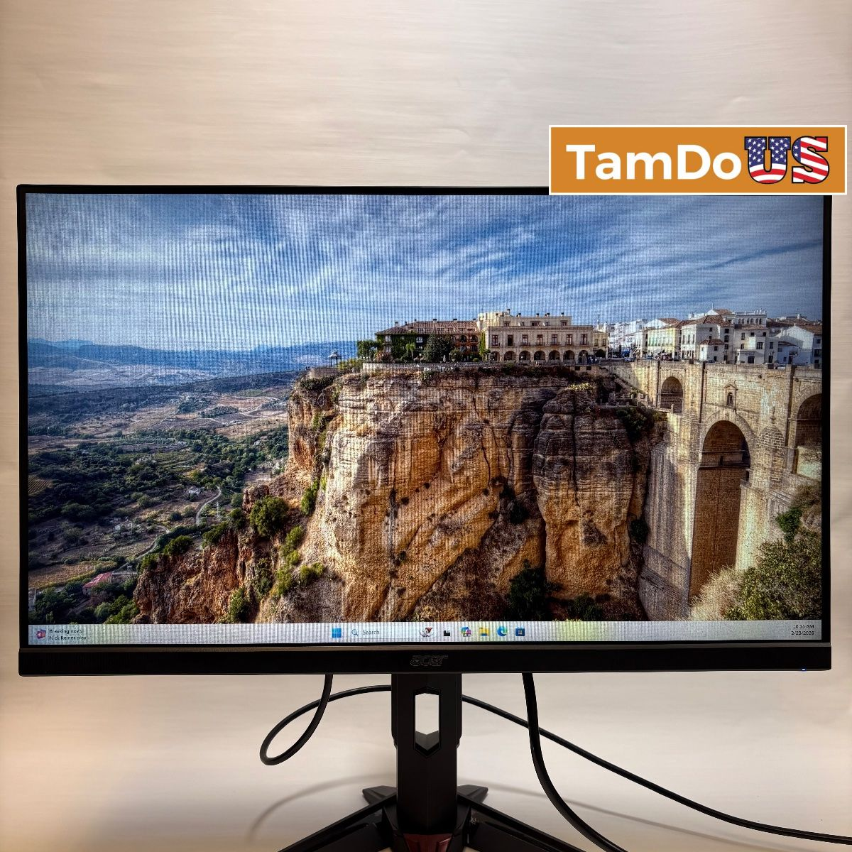 Acer - Nitro 27" FHD 200Hz 0.5ms FreeSync Premium IPS Gaming Monitor - Photo 1