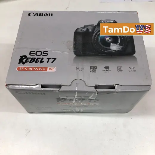 Canon Rebel T7 DSLR 24MP WiFi Camera EF-S 18-55mm IS II Lens Kit at TamDoUS Taylorsville