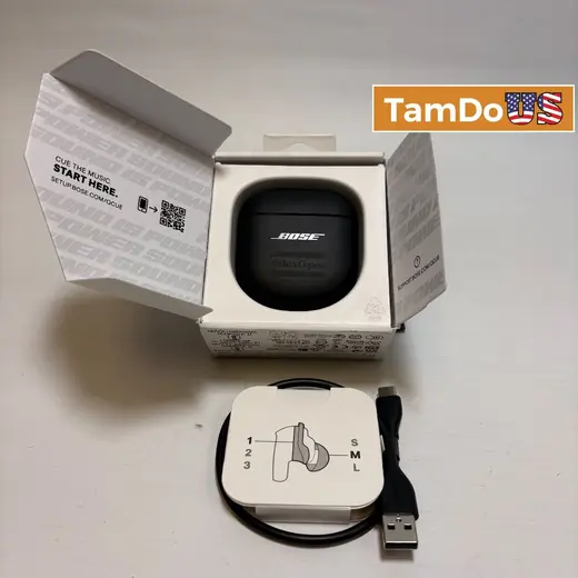 Bose QuietComfort Ultra Wireless Earbuds, Black, Spatial Audio, Noise Cancelling at TamDoUS Taylorsville