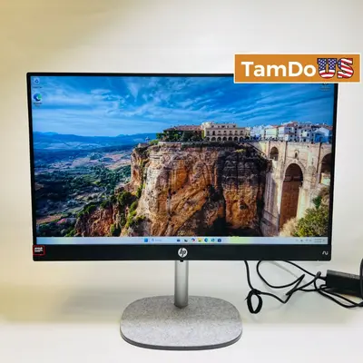 HP All-in-One Copilot+PC, 24" FHD Touch, AMD Ryzen AI 5 340, 16GB, 512GB SSD at Desktops & All-in-Ones in excellent condition