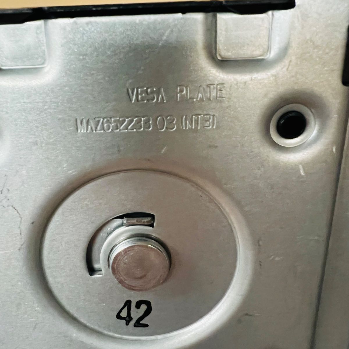 LG UltraGear Monitor Stand Base OEM Replacement w/ VESA Plate - Photo 5