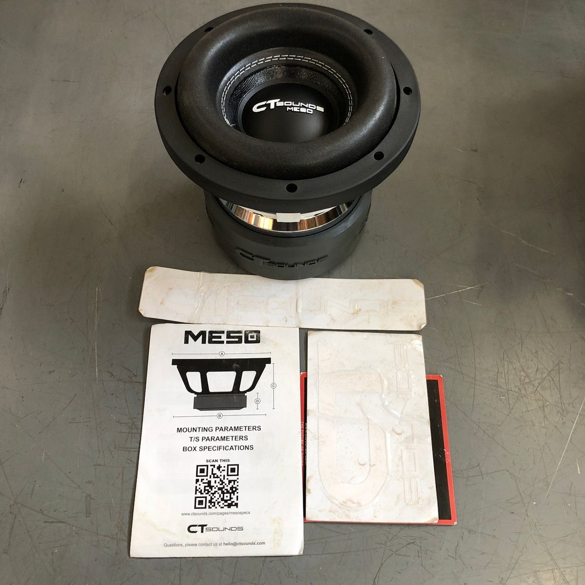 CT Sounds MESO-8-D4 8" Car Subwoofer Dual 4 Ohm 800W RMS - Photo 2