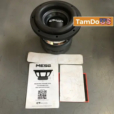 CT Sounds MESO-8-D4 8" Car Subwoofer Dual 4 Ohm 800W RMS at Car & Truck Parts & Accessories in new_open_box condition