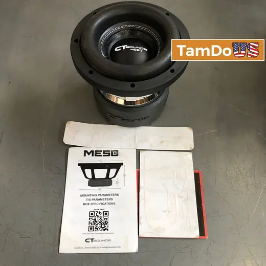 CT Sounds MESO-8-D4 8" Car Subwoofer Dual 4 Ohm 800W RMS at TamDoUS Taylorsville