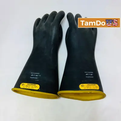 Salisbury Class 2 Electrical Rubber Gloves 10.5" 17kV ANSI ASTM Type I at Electrical Equipment & Supplies in excellent condition
