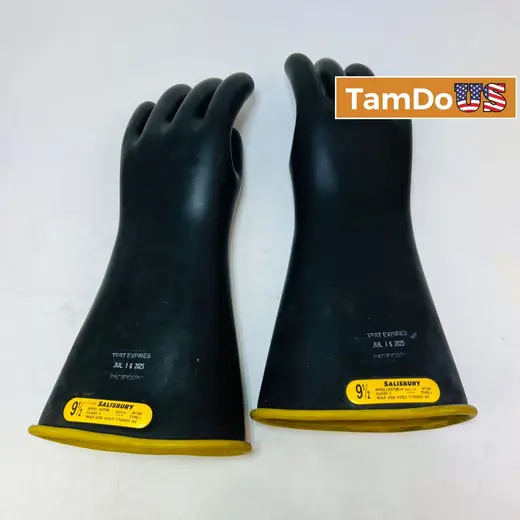 Salisbury Class 2 Electrical Rubber Gloves Size 9.5 17kV at TamDoUS Taylorsville
